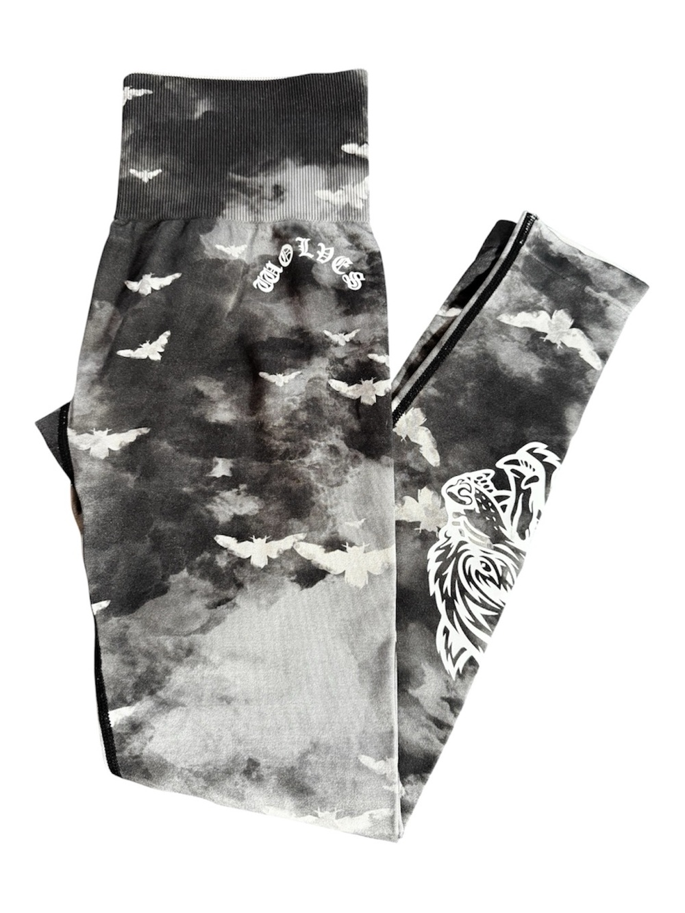 Pre-Owned DarcSport SHE Wish You Were Here Moth Seamless Leggings Size M